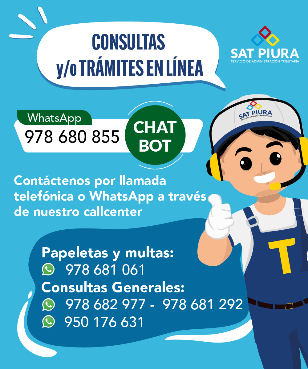 Flyer chat bot y consultas en línea