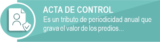 acta de control